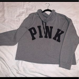 PINK cropped hoodie